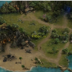 传奇地图素材：FF81真彩新手村