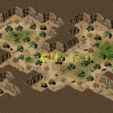传奇地图素材：FF92神龙峡谷